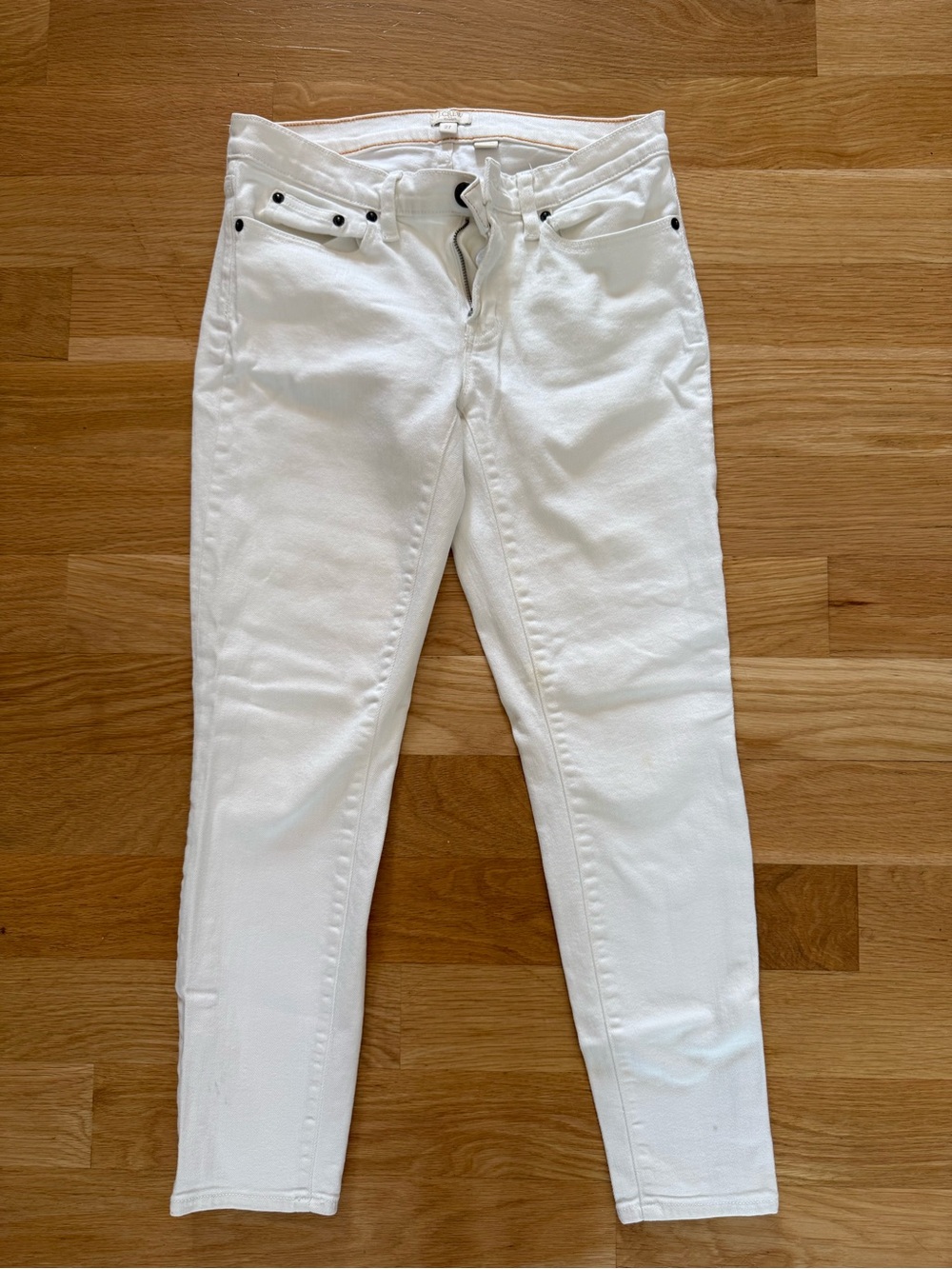 J. Crew White Women's Skinny Jeans - Slim Stretch Denim